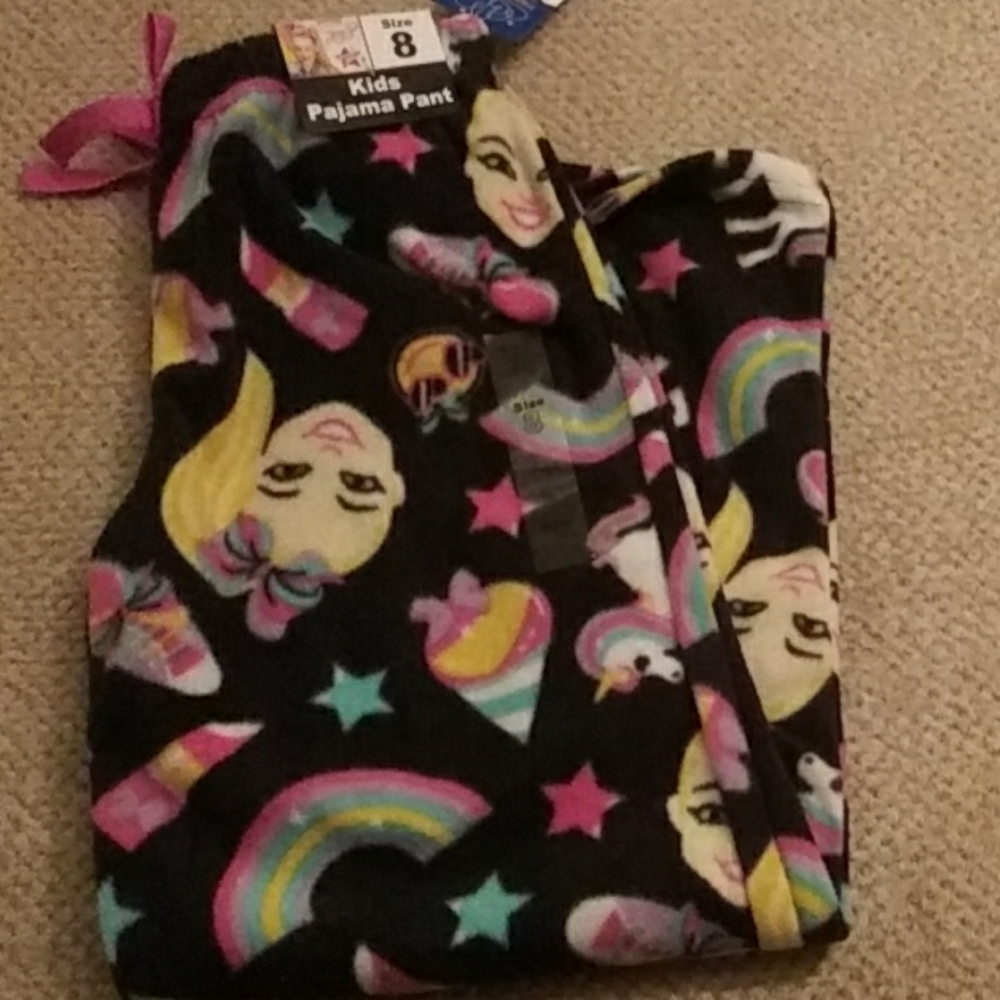 Girls size 8 jojo siwa pajama pants